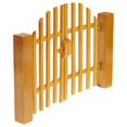 thumbnail image 1 of LOVEVER Mini Gate Mini Fence Wood Gate Door Landscape Accessory 6.69”X4.92”X0.47”, 1 of 10