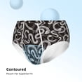 thumbnail image 3 of Pofeuu Hand Drawn Snake Print Boy's Briefs Toddler Boys' Underwear, Organic Cotton, Comfort Briefs-X-Large, 3 of 7