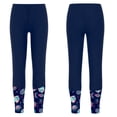 thumbnail image 3 of iiniim Kids Girls Beach Swimming Bottoms High Waist Swim Pants Fish Scales Print Leggings A Nave Blue 16, 3 of 7