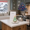 thumbnail image 6 of Stylish Metal Hanging Christmas Tree Wind Spinner - Colorful Zigzag Design with Bows for Festive Yard & Garden Decor, 6 of 7