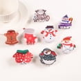 thumbnail image 4 of Yoyauz Christmas Hair Clip For Women, Christmas Tree Snowman Santa Claus Winter Strong Grip Clip, Suitable For Thick And Fine Hair Acrylic Hair Clip, 4 of 6