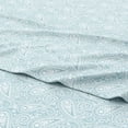 thumbnail image 3 of Great Bay Home Winter Floral Flannel Sheet Set - 100% Turkish Cotton - Double Brushed - Queen, Paisley, 3 of 6