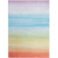 thumbnail image 2 of Well Woven Kids Rugs Sunrise Modern Multi Color Flat Pile Easy to Clean 9'10" x 13' Area Rug for Living Room Dining Room Bedroom and Kitchen, 2 of 8