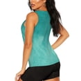 thumbnail image 3 of Fotbe Teal Turquoise1 Blusas Sin Mangas para Mujer – Estilo Casual, Corte Suelto, Slim-Fit, Cuello Redondo Deportivo, Tops de Verano para Gimnasio y Yoga-X-Large, 3 of 7