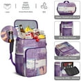 thumbnail image 5 of Backpack Cooler,Soft Backpack Coolers Insulated Leak Proof Travel Cooler Bag Waterproof Lunch Picnic Beach Work Trip Thermal Bag Drink Beverage Beer Bag Cooler Abstract Geometry Colorful, 5 of 6