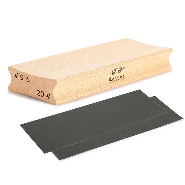 Guitar Fret Leveling Sanding Block - Dual Radius Fingerboard Radius Tool for Guitar Bass Repair & Luthier Work