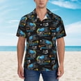 thumbnail image 2 of Fotbe Cool Off-Road Vehicle Hawaiian Shirt for Men Unisex Summer Beach Casual Short Sleeve Cotton Linen Button Down Shirts-Medium, 2 of 5
