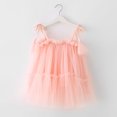 thumbnail image 2 of Girls Dress Baby Sleeveless Solid Princess Dance Party Strap Dress Girls' Dresses Pink 5-6 Years, 2 of 4