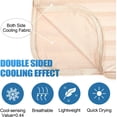 thumbnail image 2 of Cooling Throw Blanket for Hot Sleepers,Double Sided Cold Effect, Lightweight Breathable Summer Bed Blanket for Couch, Transfer Heat to Keep Body Cool Night Sweats,50"x70", 2 of 5