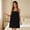 Black, variant on Women's Square Neck Sleeveless Towel Cover up Dress, Absorbent Bath Wrap with Pockets, Casual Loose Bathrobe for Shower, Home Wear and Beach Vacation Navy