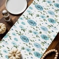 thumbnail image 2 of Farmhouse Flower Cotton Linen Table Runner, Washable Table Runners for Kitchen, Dining Room, Holiday, Home Party Table Decor, 13x48 Inches, 2 of 9