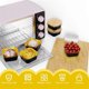 thumbnail image 2 of Aluminum Foil Baking Cups with Lid and Spoon for Cake,Disposable Baking Cups,Wedding Birthday Dessert Cups, 2 of 5