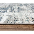 thumbnail image 3 of Alora Decor Glamour 7'10"x9'10" Ivory / Teal/Ivory / Teal Power-Loomed Area Rug, 3 of 7