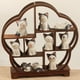 thumbnail image 4 of Lindo adorno gato Pose estatuilla escultura estatua oficina en hogar sala de dormitorio escritorio estantería TV soporte decoración artesanía 4.5x6.8cm F Colco Estatua de escultura de escritorio, 4 of 7
