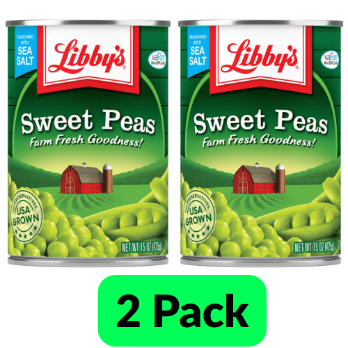 Kosher Sweet Green Peas, 15 Oz (2 Pack)
