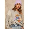 thumbnail image 3 of A French Terry Knit Graphic Sweatshirt S, 3 of 6