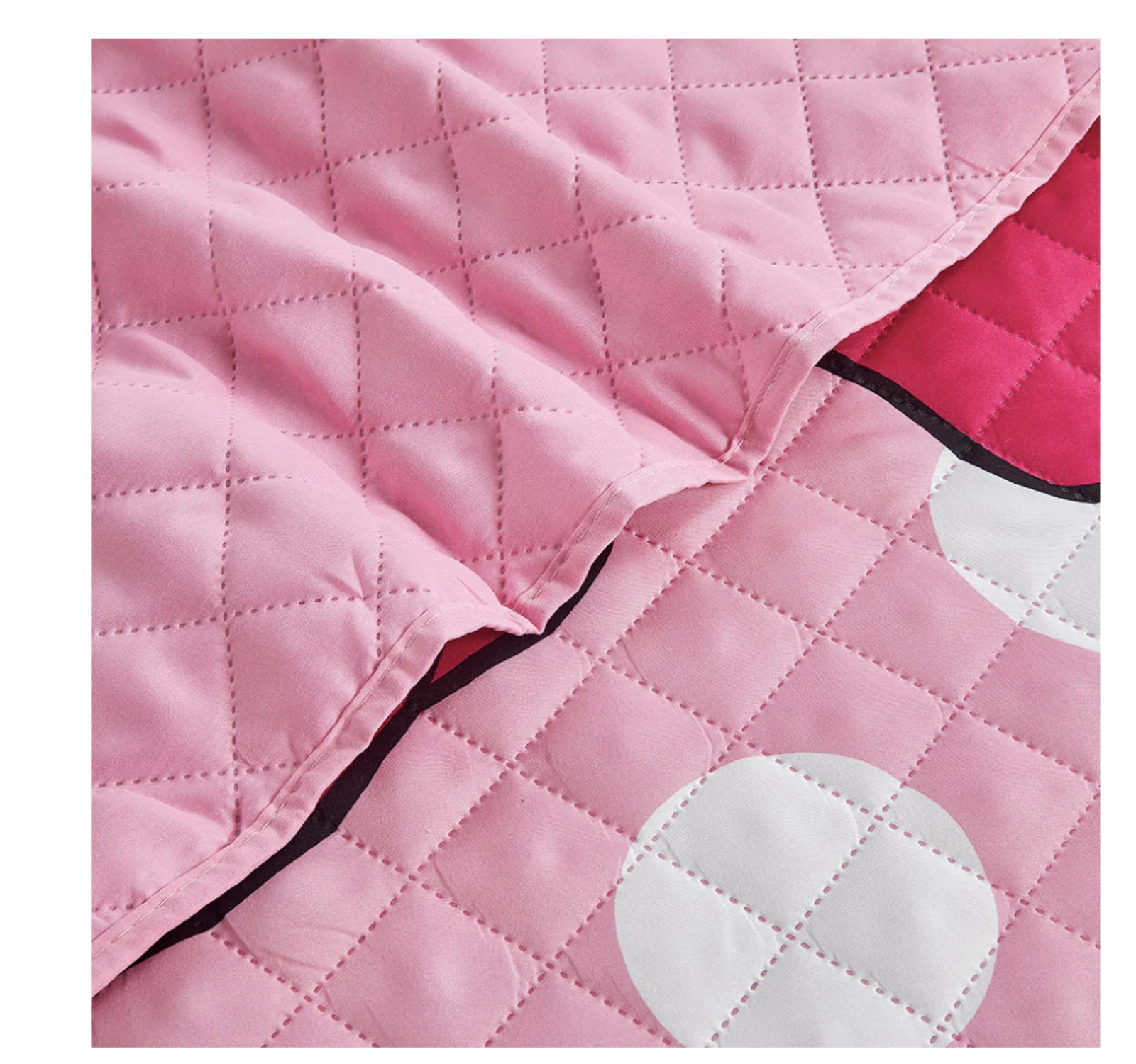 Minnie Mouse "2 Cute" Twin/Full Quilted Bedspread Only