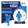 thumbnail image 4 of Figura Rainbow Friends Articulada Azul 5 Pulgadas 181975, 4 of 4