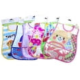 thumbnail image 3 of 2 Pc Waterproof Burp Cloth Baby Bib Pocket Catcher Infant Feeding Apron Toddler, 3 of 5