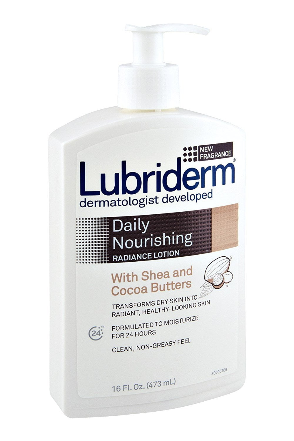 Lubriderm Daily Nourishing Lotion with Shea and Cocoa Butters 16 oz