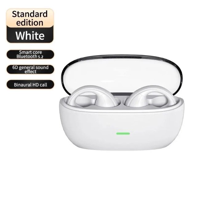 S22 Earclip Auriculares inalámbricos con Bluetooth OWS Touch Light Mini tapones para los oídos de alta calidad antisudor sonido HD auriculares universales estéreo