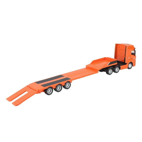 Jouet de Remorque à Plateau, 1: 50 Jouet de Modèle Statique de Camion de Chantier en Alliage pour Enfants Garçons