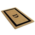 thumbnail image 3 of Heavy Duty Coir Door Mat Single Picture Frame, Monogram D - Black 38" x 60", 3 of 5