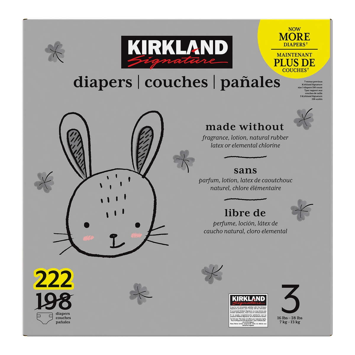 Kirkland Signature Diapers, Size 5, 168 ct