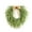 B, variant on Chanana Plain Christmas Norfolk Pine Wreaths for Front Door 15.8", Real Touch Heart Xmas Winter Wreath with Burlap Bow for DIY Window Outdoor Outside, Holiday Farmhouse Wreath for Indoor Decor