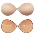 thumbnail image 2 of 1 Pair Women's Invisible Sticky Bra Adhesive Backless Strapless Push Up Bra Reusable, 2 of 5
