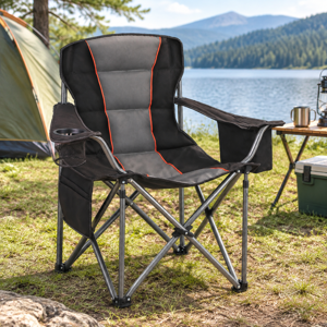 Oversized Fully Padded Camping Chairs With Support