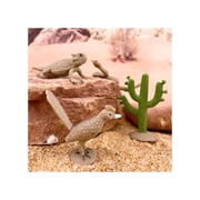 Safari Ltd. Desert TOOB - Figurines of Horned Lizard, Cactus, Road Runner, Scorpion, Rattlesnake, Coyote, Bobcat, Armadillo, Mountain Lion - Educational Toy Figures For Boys, Girls & Kids Ages 3+