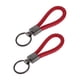 thumbnail image 1 of Llavero para automóvil Unique Bargains Llavero universal con anillo para llaves de control remoto para el hogar para mujeres de cuero aleación de zinc rojo 2 Pcs, 1 of 6
