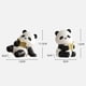 thumbnail image 4 of Adorno De Reloj De Pared Con Forma De Gato Panda, Silencioso, Colgante, Para Cocina, Oficina, Regalo De Inauguración, Sujetalibros De Resina, Figura Decorativa Para Escritorio O Dormitorio., 4 of 8
