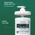 thumbnail image 2 of Crema de colágeno Advanced Clinicals + suero facial para ojos hinchados, juego de 2 piezas | Loción corporal reafirmante de colágeno y suero iluminador debajo de los ojos | Sin fragancia | Crema reafi, 2 of 9