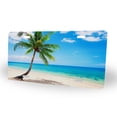 thumbnail image 2 of Yehwow Beach Seaside Palm Tree Metal Car Plate Aluminum License Plate, 2 of 6
