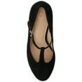 thumbnail image 5 of Journee Womens Talani T-strap Stacked Heel Almond Toe Comfort Dress Pumps, 5 of 9