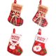 thumbnail image 1 of Bolsa de dulces Regalo de Navidad Calcetín Adorno de Navidad, 4 piezas Calcetín de Navidad Colgante de botas de Navidad, Calcetines de chimenea de Navidad, Santa Elk Calcetín de nudo de Navidad Calcetín de Navidad para árbol de Navidad ER, 1 of 4