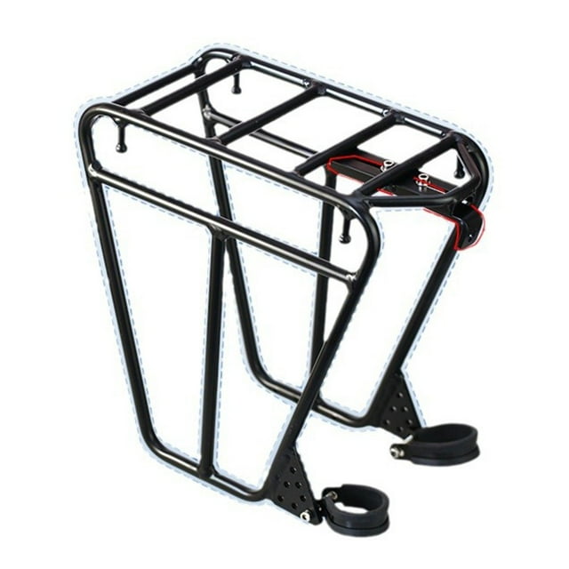 Mountain Bike Front Rack Backpack Rack Aluminum Alloy Hanging Bag Rack