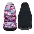 thumbnail image 6 of XYZCANDO Butterflies Cherry Blossoms Car Seat Covers Removable Full Protection Car Front Seat Covers car Front Seats Vans Sets, Soft Breathable SUV Auto, 6 of 10