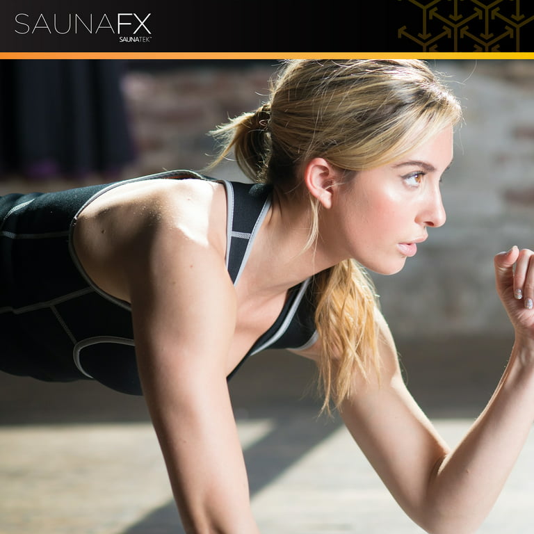SaunaFX Women's Slimming Neoprene Sauna Hourglass Tank with Microban  Antimicrobial Product Protection 