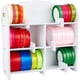 thumbnail image 1 of Organizador de cintas, estante de almacenamiento blanco, soporte de pared para cintas, estante de almacenamiento de MDF, 1 of 7