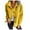 Yellow, variant on Tiweut Womens' Jackets Fall and Winter Long Sleeve Lapel Collar Button Solid Color Warm Outerwear Tops Black,L