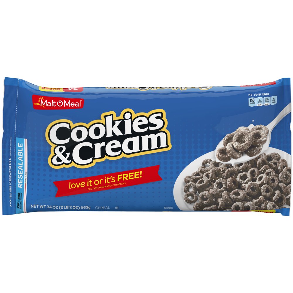 MaltOMeal Cookies & Cream™ Breakfast Cereal, Super Size Bulk Bagged