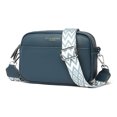 thumbnail image 4 of Btafrte Bolsos Cruzados para Mujer Bolsos Casuales Cuero Genuino Con Correa Ancha (azul), 4 of 6