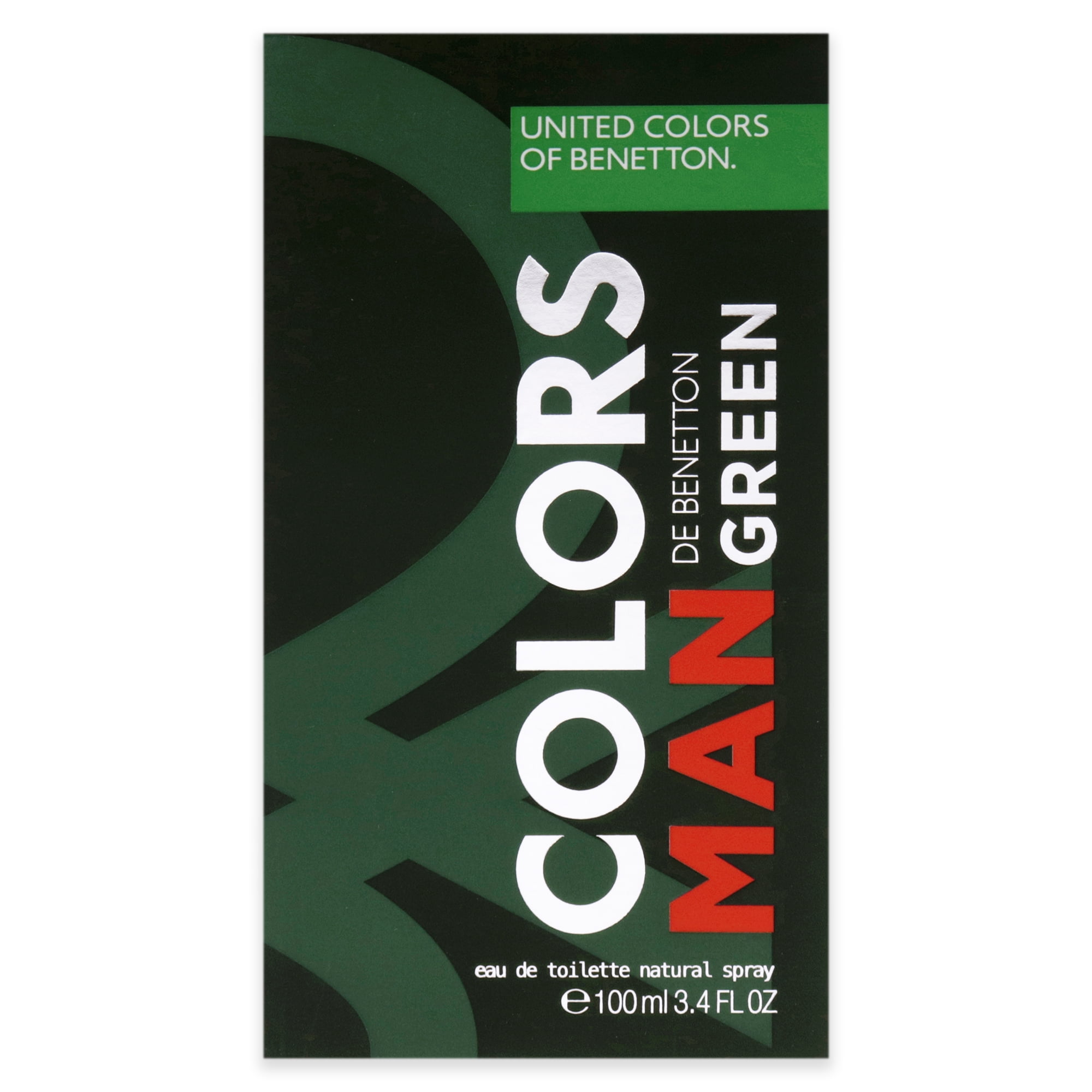 COLORS GREEN * Benetton 3.4 oz / 100 ml Eau de Toilette "EDT" Men Cologne Spray