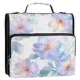 thumbnail image 5 of FORMRS Zipper Binder with Shoulder Strap 2-inch Ring 500 Sheet Capacity File Bag, Pastel Flower Pattern, 5 of 5