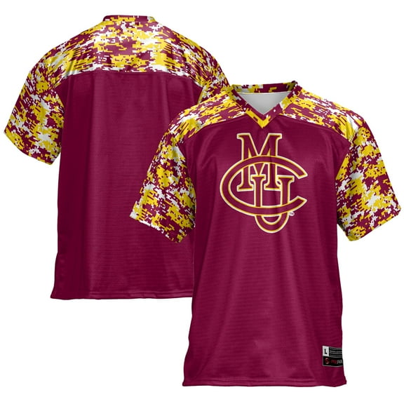 Men's GameDay Greats Maroon CMU Mavericks Football Jersey