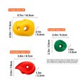 thumbnail image 4 of KFFKFF 32 Rock Climbing Holds, Assorted Sizes and Colors, Suitable for Children and Adults, Includes Climbing Rope and Installation Gear, Ideal for Both Indoor and Outdoor Rock Wall, 4 of 9