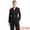 Black, variant on DARING DIVA Women's Blazer Notched Lapel Long Sleeve Belted Suit Jacket Small Apricot